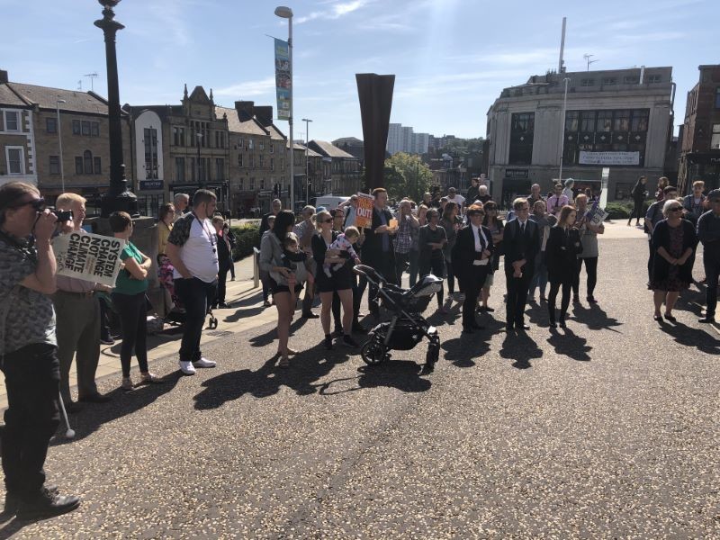 Other image for Town joins in global climate change demo